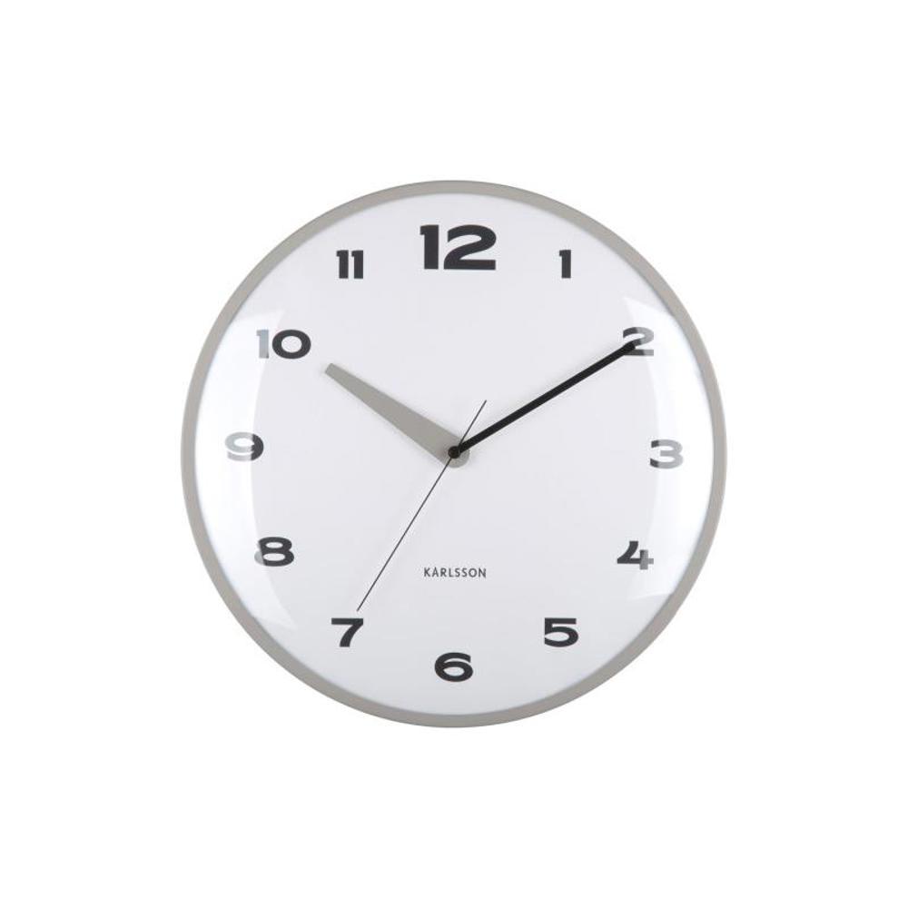 Present Time Karlsson Wall Clock Brisk Dome
